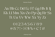 Chermy, a Serif Font by Zaloma Studio (Thumbnail 15 of 17)