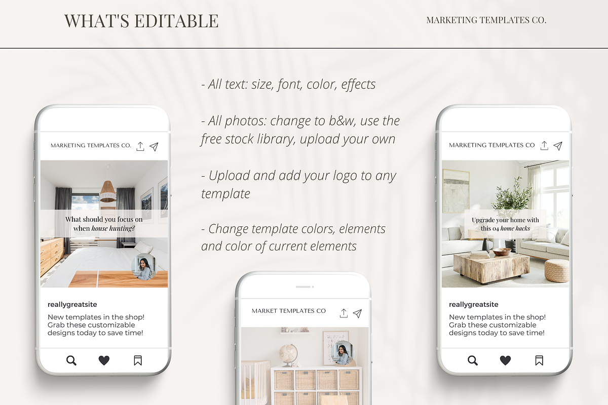 January Real Estate Instagram Posts, a Social Media Template by Marketing Templates Co. (Photo 10 of 10)