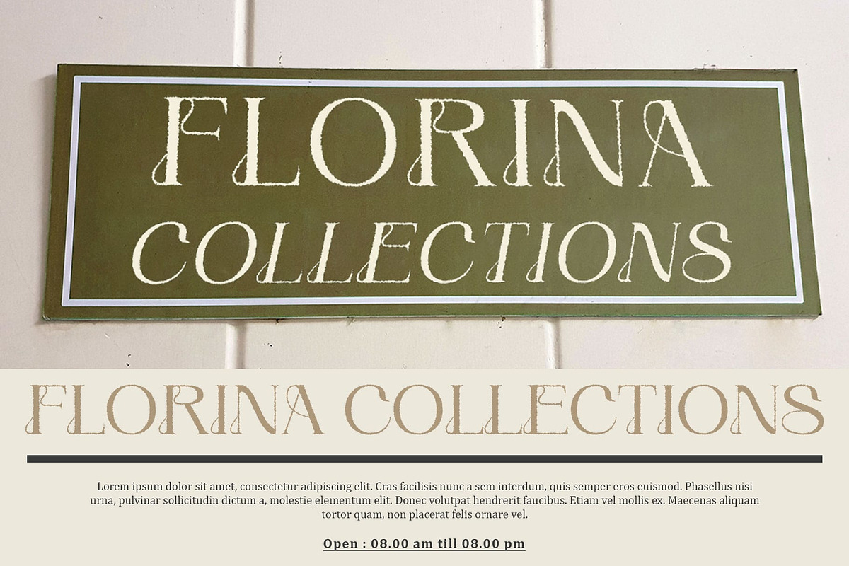 Nerilla Rough, a Serif Font by Craft Supply Co. (Photo 6 of 8)
