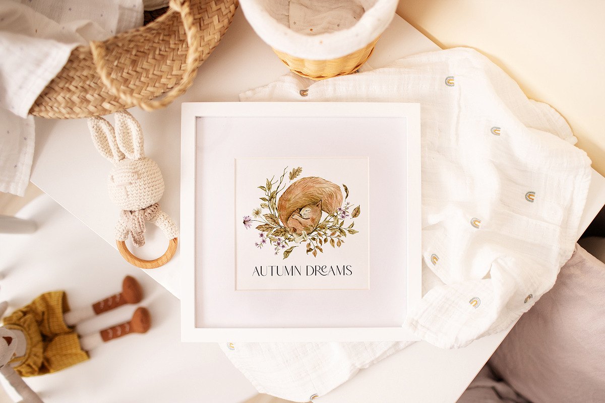 AUTUMN DREAMS watercolor collection, a Seasonal Illustration by long summer (Photo 6 of 18)