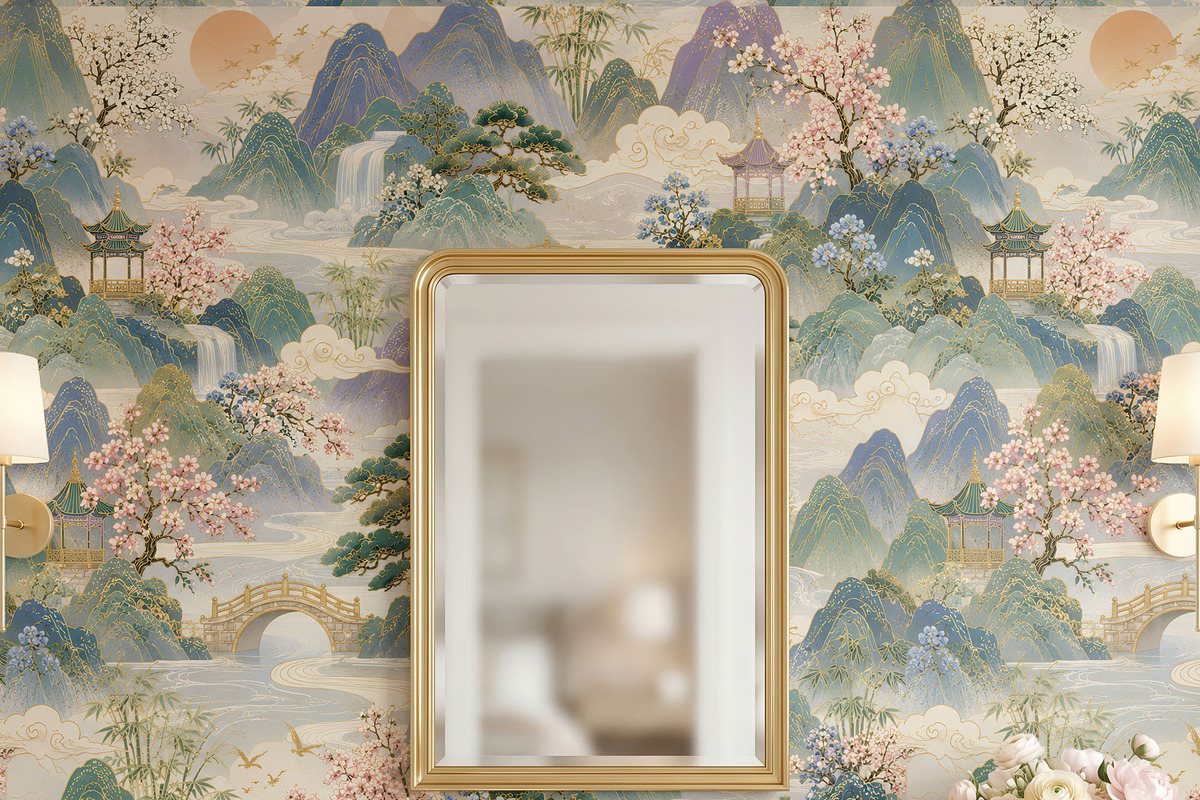 Luxury Bathroom Wallpaper Mockup PSD, a Household Mockup by 1001 mockups (Photo 10 of 11)