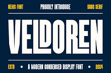 VELDOREN - Modern Font