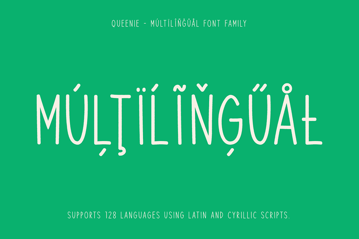Queenie Handwritten Typeface, a Script Font by alpercakici (Photo 11 of 12)