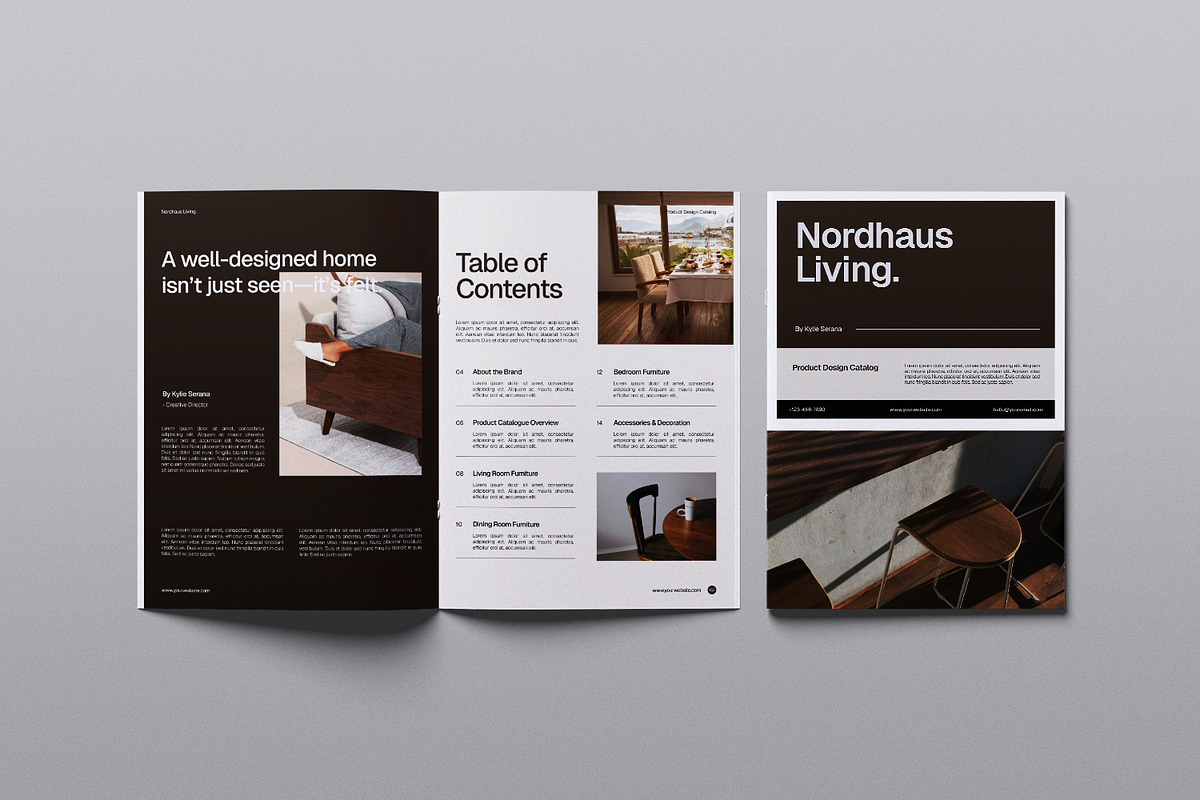 Furniture Product Catalog Magazine, a Print Template by Portocraft (Photo 2 of 6)