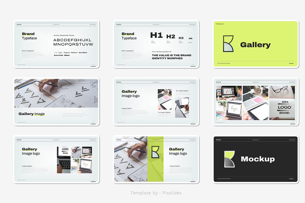 Brand Guidelines PowerPoint, a Presentation Template by Pixslides (Photo 4 of 5)