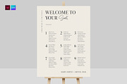 Wedding Seating Chart Template, a Flyer Template by BrandPacks (Thumbnail 1 of 5)