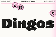 Dingos | Compact Chunky Display Sans, a Sans Serif Font by Antipixel Type Studio (Thumbnail 1 of 16)