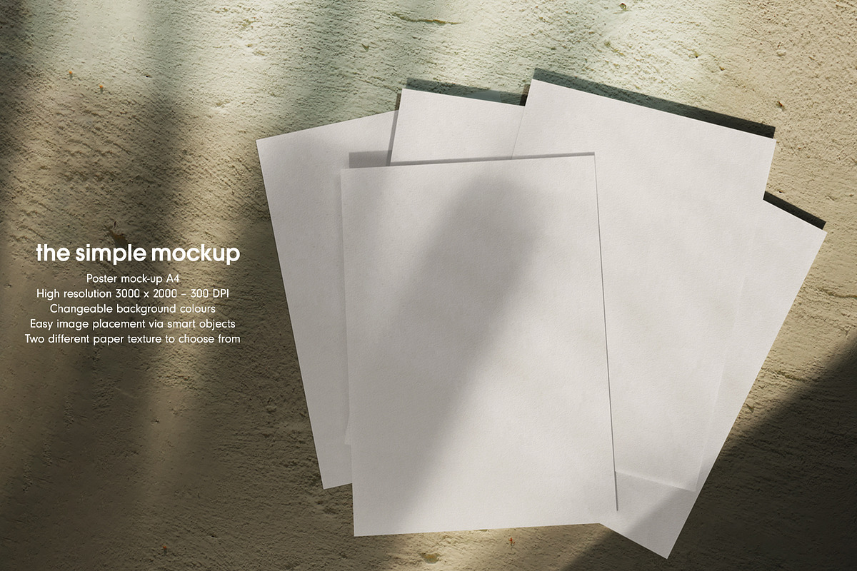 Poster mockup, a Product Mockup by SimpleMockup (Photo 5 of 5)