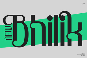 Bhilik - Display Font