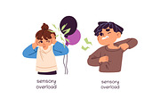 Kids autism signs set, a Healthcare Illustration by PaperTrident (Thumbnail 7 of 9)