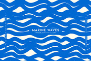 Marine Waves, a Pattern Graphic by MalyskaStudio (Thumbnail 1 of 12)