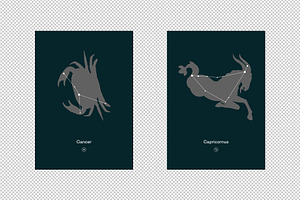 X12 Constellation Graphics / Zodiacs