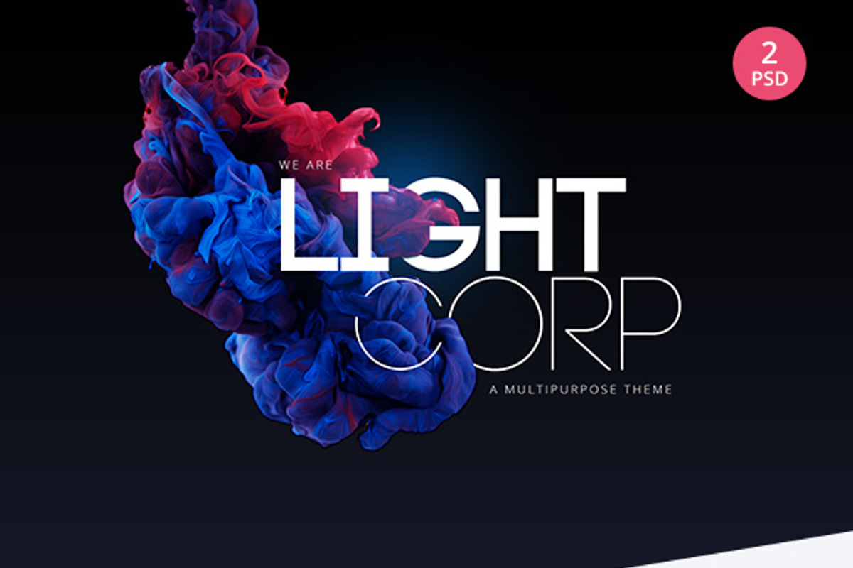 Lightcorp | Multipurpose PSD Templat, a Websites & App Template by 0effortthemes (Photo 1 of 3)