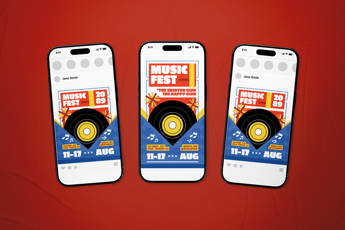 Music Festival Event Flyer Set, a Flyer Template by The Good Store (Photo 2 of 2)