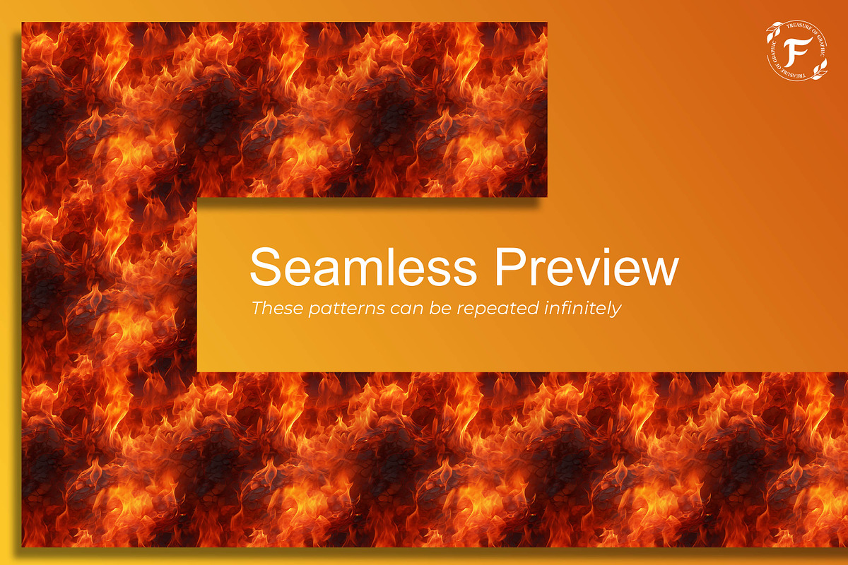 Fire Flame Seamless Pattern, a Pattern Graphic by Forhadx5 (Photo 2 of 13)