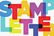 Procreate Stamped Sans Letter Brush, a Brushes & More by Quiver Supply Co. (Thumbnail 2 of 5)