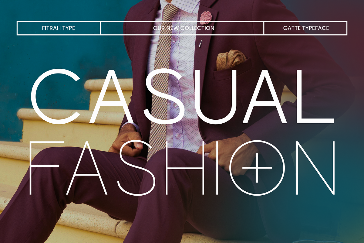 Gatte Modern, a Sans Serif Font by Fitrah Type (Photo 5 of 12)