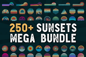 256 Sunset Print On Demand Bundle