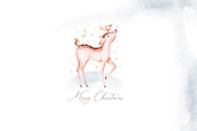 70% off Watercolor Christmas Bundle, an Animal Illustration by Peace ART (Thumbnail 37 of 37)