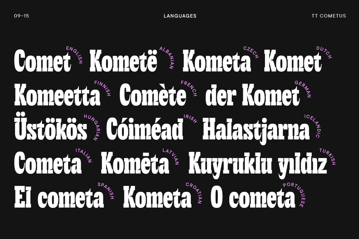 TT Cometus, a Sans Serif Font by TypeType (Photo 9 of 15)