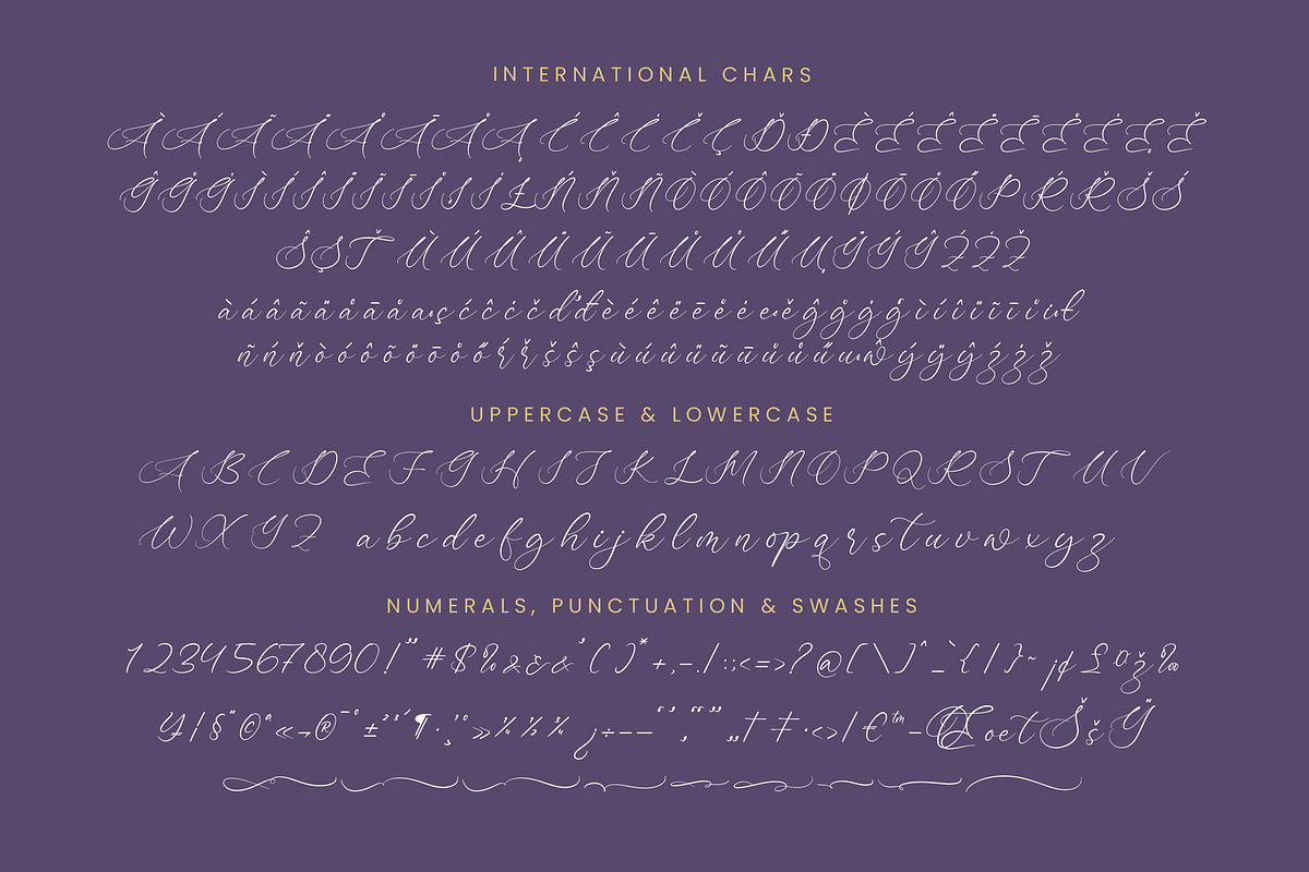 Bottonia Scottella Calligraphy Font, a Script Font by stylishtype.co (Photo 18 of 20)