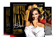 The Birthday Party Flyer Template, a Flyer Template by AfzaalGraphics (Thumbnail 1 of 2)