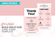 Printable Reed Diffuser Care Card, a Templates & Theme by Snapybiz (Thumbnail 2 of 11)