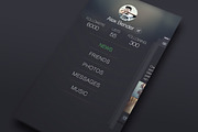 Social App UI, an App Template by ALEX BENDER UI STORE (Thumbnail 2 of 5)