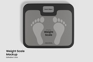 Weight Scale Mockup, an Advertising Mockup by renderstockmarket