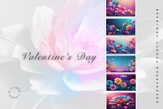 Gradient Floral Background, a Background Graphic by sibel dayı (Thumbnail 3 of 24)