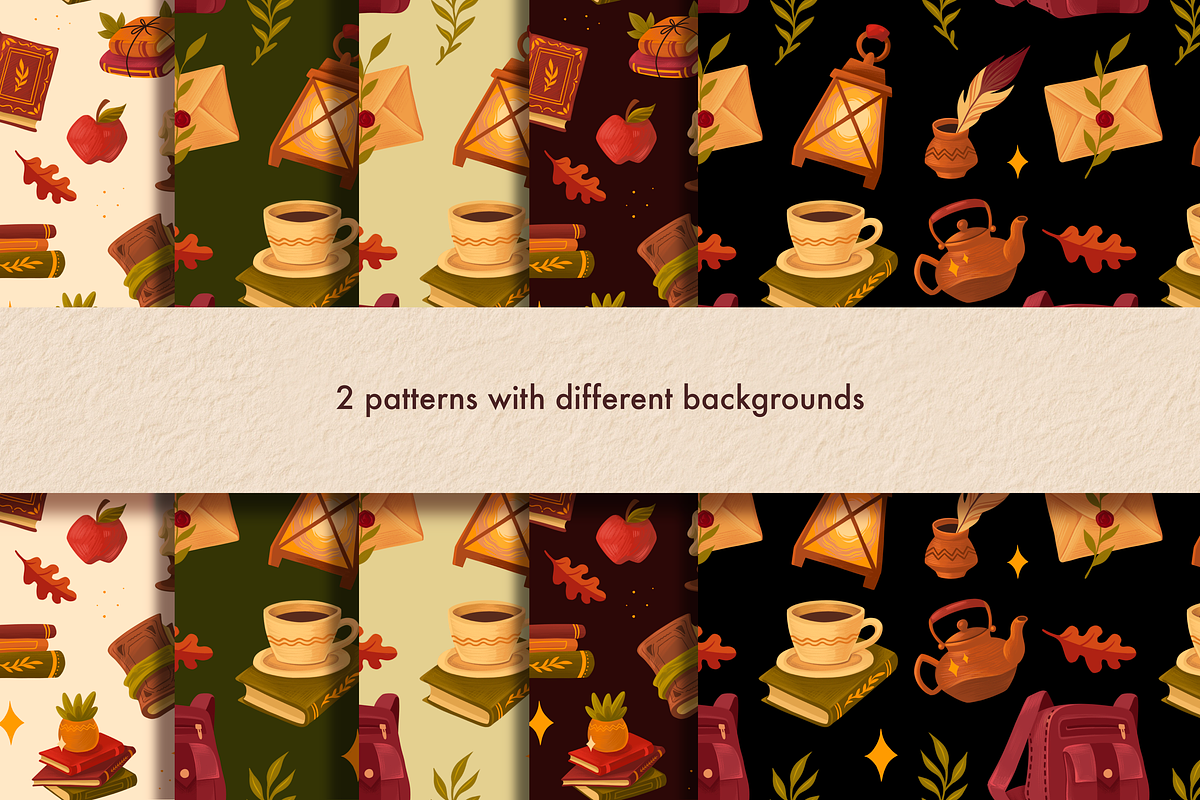 Cozy Dark Academia Clipart - Books, an Education Illustration by Moon House Shop (Photo 2 of 6)