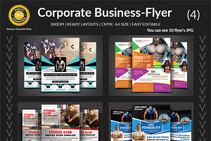 100 Best Business Flyers Bundle