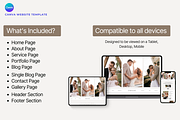 Wedding Photography Canva Template, a Landing Page Template by Web Template Market (Thumbnail 2 of 4)