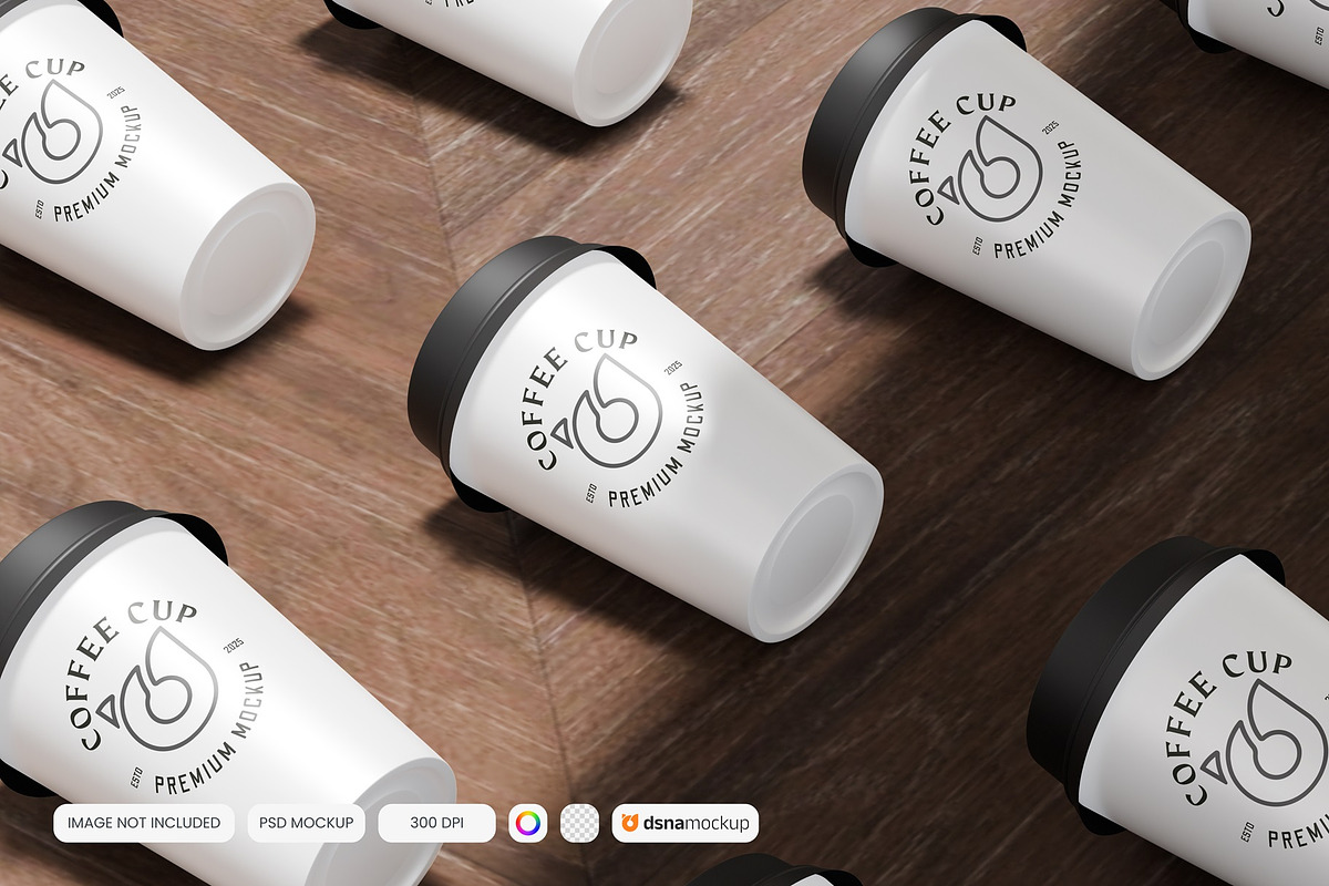 Coffe Cup Mockup v1, a Cups & Container Mockup by DSNA Mockup (Photo 7 of 7)