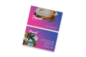 Travel Brush Business Card