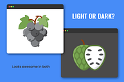 55 Fruits Produce Icons, a Solid Icon by Flat Icons (Thumbnail 7 of 7)