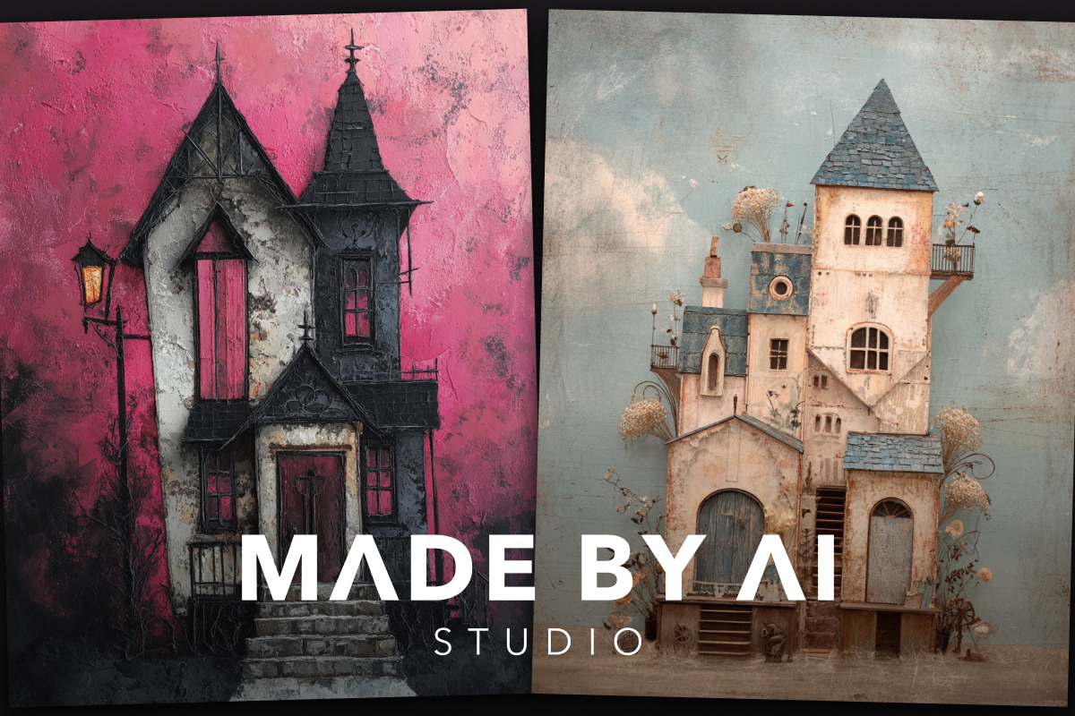 Whimsical Houses Midjourney Prompts, an Object Graphic by MadeByAI Studio (Photo 3 of 5)