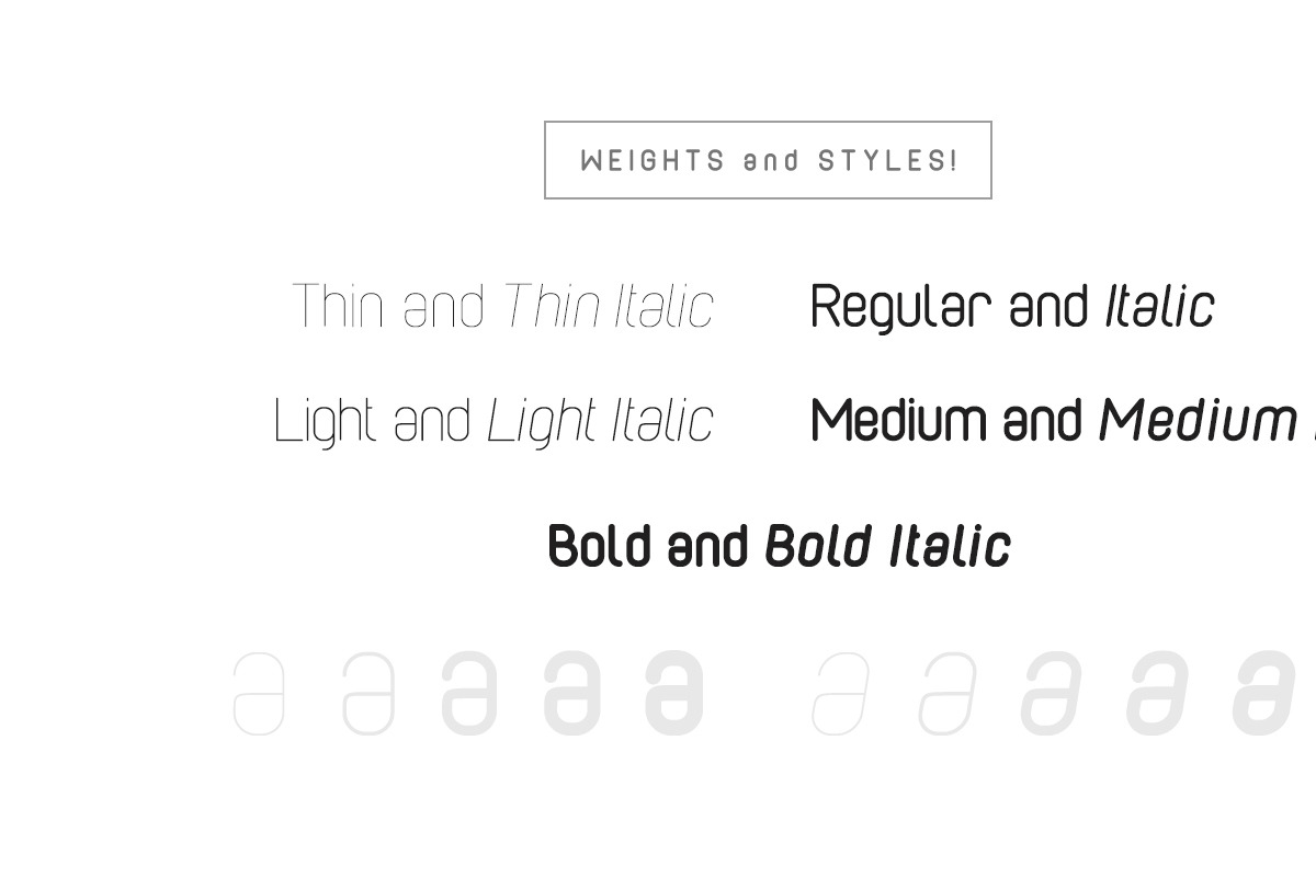 Cabo Rounded Font Family preview 3