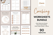Coaching Worksheet Bundle for Canva, a Brochure Template by DeeBeeDesign (Thumbnail 1 of 10)