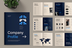 Company Profile Brochure Design, a Brochure Template by ContestDesign