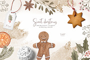 Sweet watercolor christmas., a Decorative Illustration by BrushArtDesigns (Thumbnail 1 of 5)