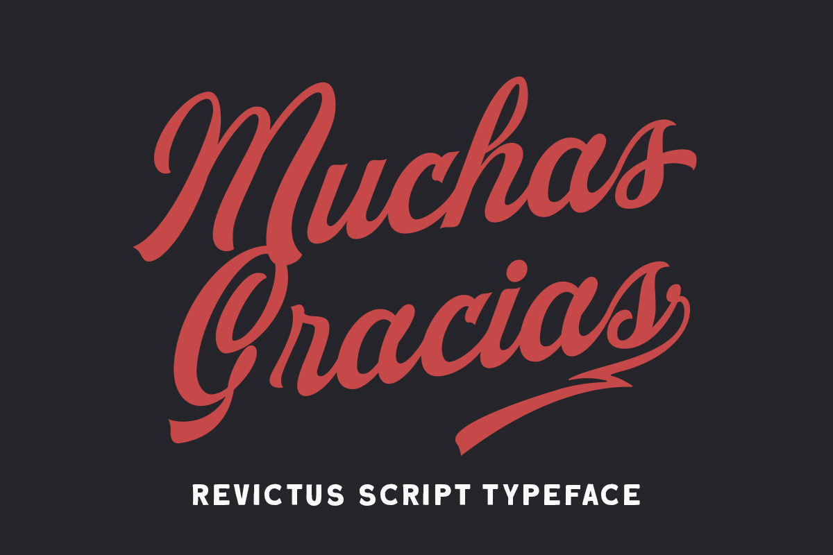 Revictus Script, a Script Font by Letterhend Studio (Photo 9 of 9)