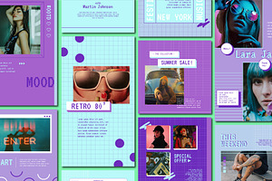 RETRO Style Instagram Template