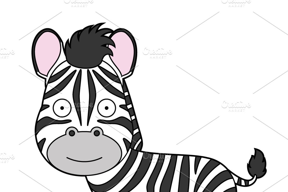 27x African Animals in cartoon style, an Animal Illustration by asantosg (Photo 8 of 12)