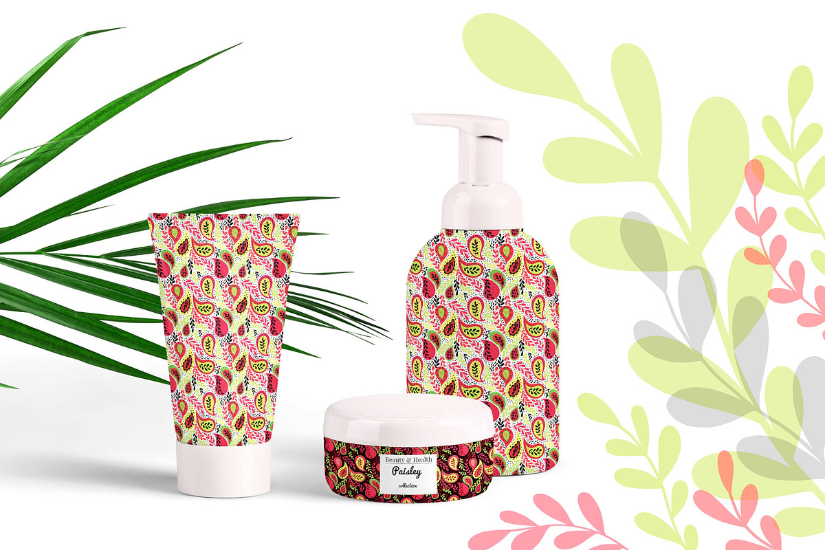Paisley floral pattern, a Pattern Graphic by Polanika (Photo 5 of 7)