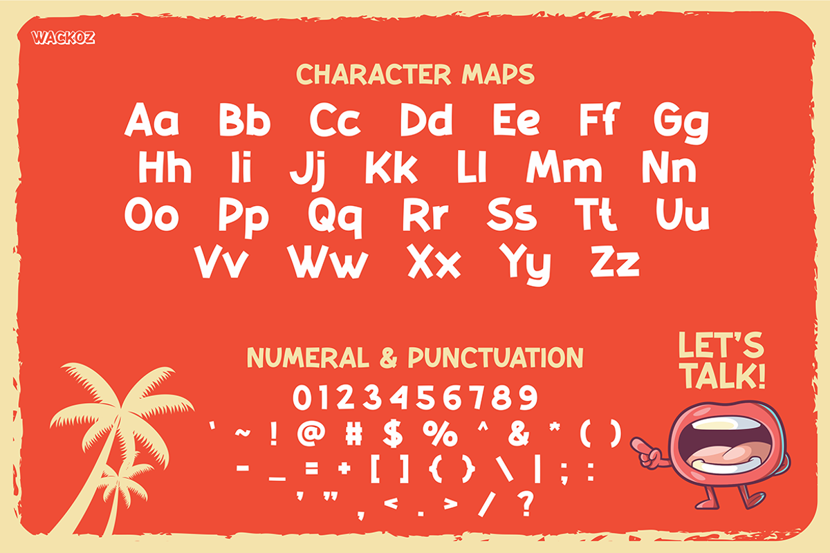 WACKOZ, a Sans Serif Font by TokoPress (Photo 2 of 10)