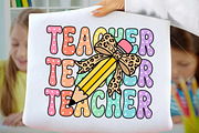 Teacher Coquette Pencil PNG, a Seasonal Illustration by Canvas Craft (Thumbnail 1 of 5)