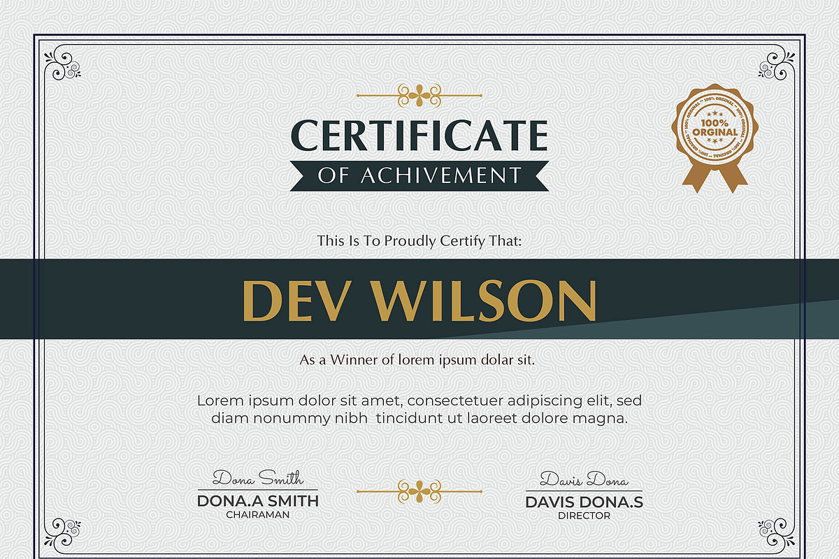 Professional Certificate Designs, a Stationery Template by MRI STUDIO (Photo 5 of 11)