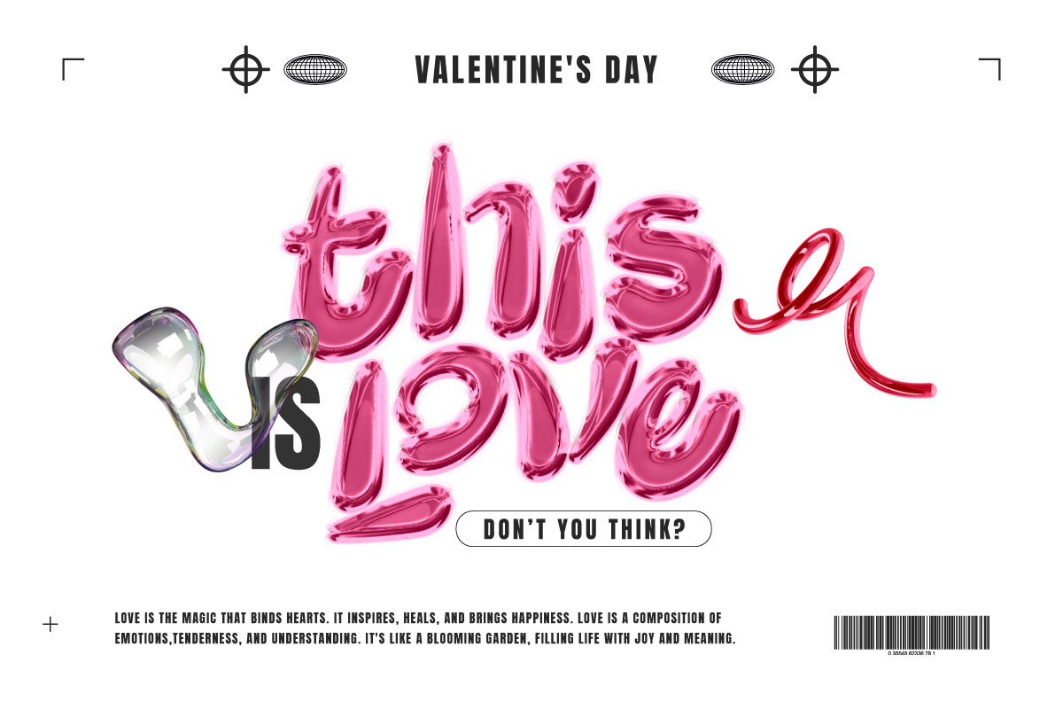 Qebox Chrome - 3D SVG Font, a Handwritten Font by productype1 (Photo 8 of 11)