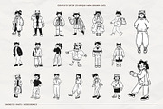 Handrawn Autumn Cat Character Set, an Animal Illustration by Invisual Studio (Thumbnail 5 of 11)